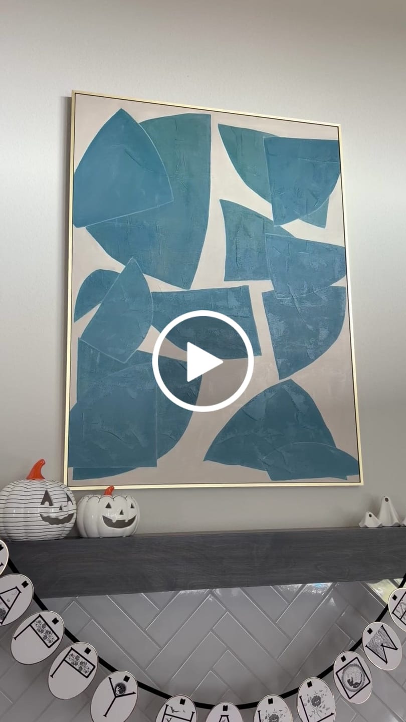 Customer video review of Abstract  Painting #AB 451