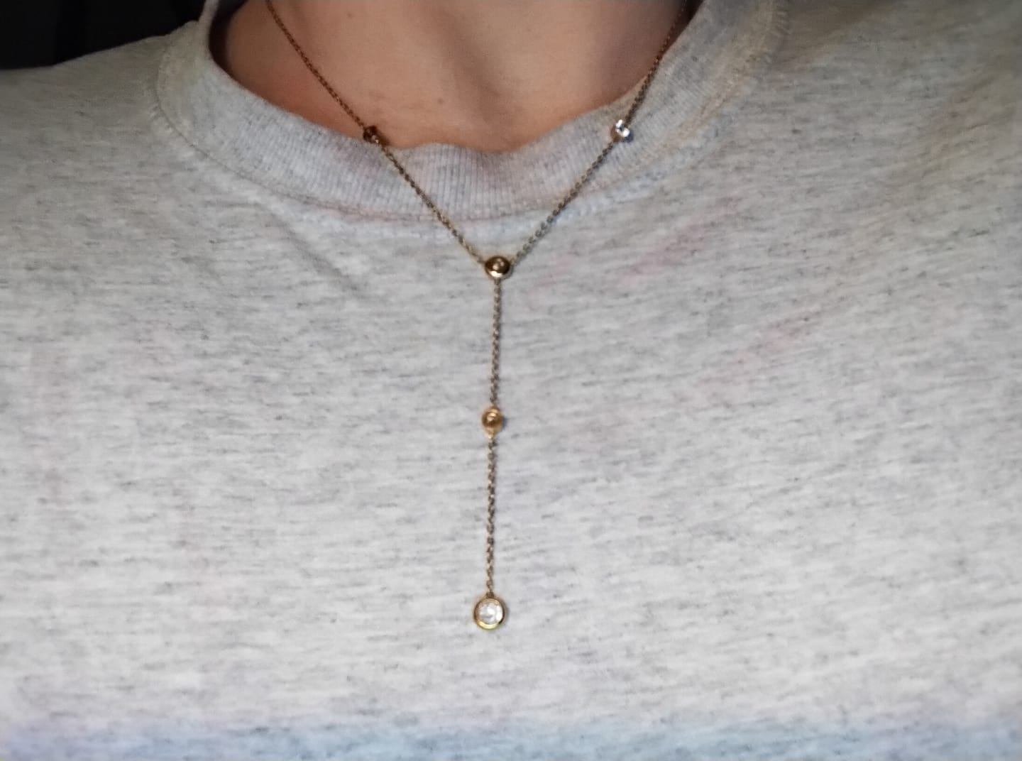 Customer photo review of Milky Way Necklace (Bundle)