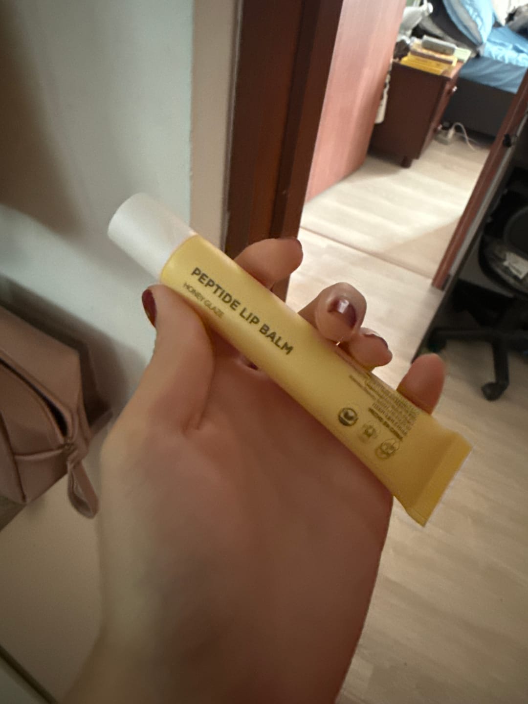 Customer photo review of PEPTIDE LIP BALM