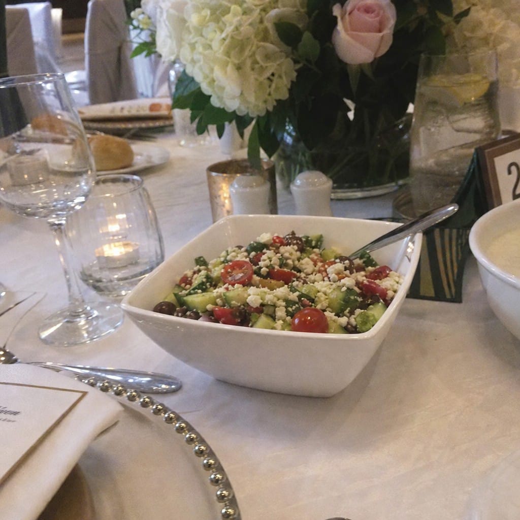 Customer photo review of Curved Bowl 8 inch White Melamine for Table Settings