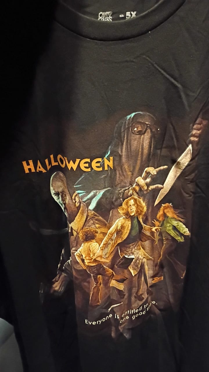Customer photo review of HALLOWEEN: THE SHAPE STALKS - T-SHIRT