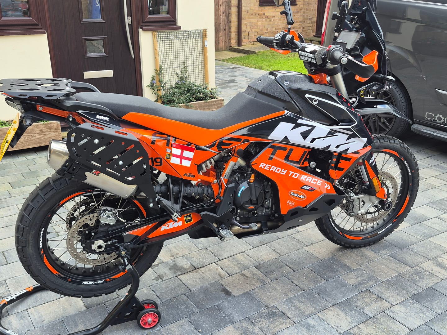 Customer photo review of KTM 790/890 Adventure R/S GRAPHICS - "Waypointer" (Midnight)