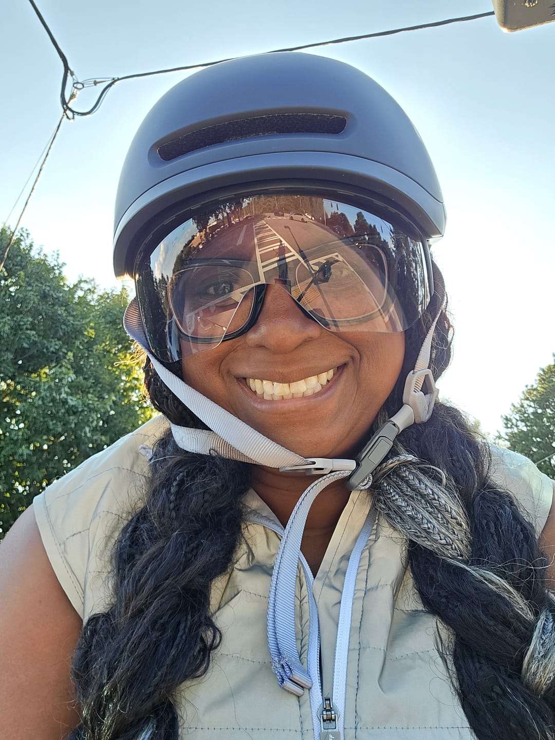 Customer photo review of Helmet Visor