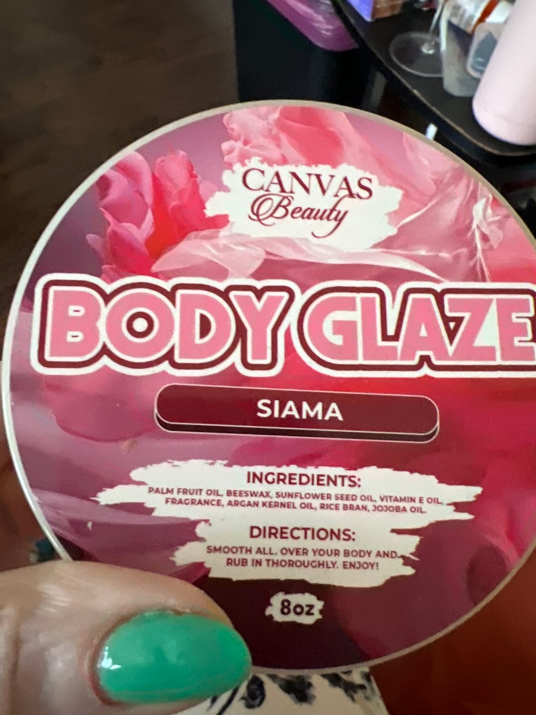 Customer photo review of BODY GLAZE: SIAMA