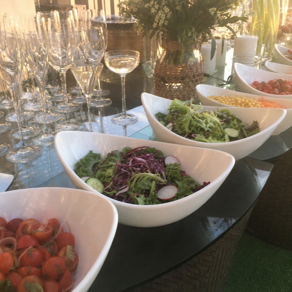 Customer photo review of Bowls 852ml Porcelain for Buffet Displays (Pack of 6)