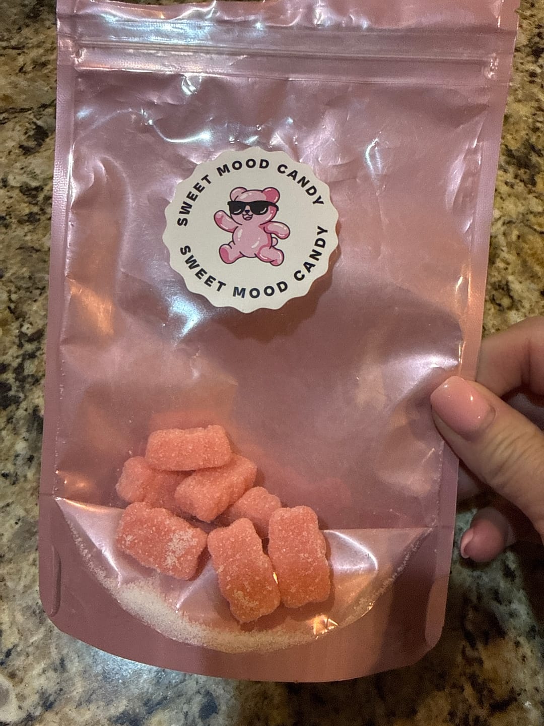 Customer photo review of Just Enough - Sour Watermelon Gummy Bears