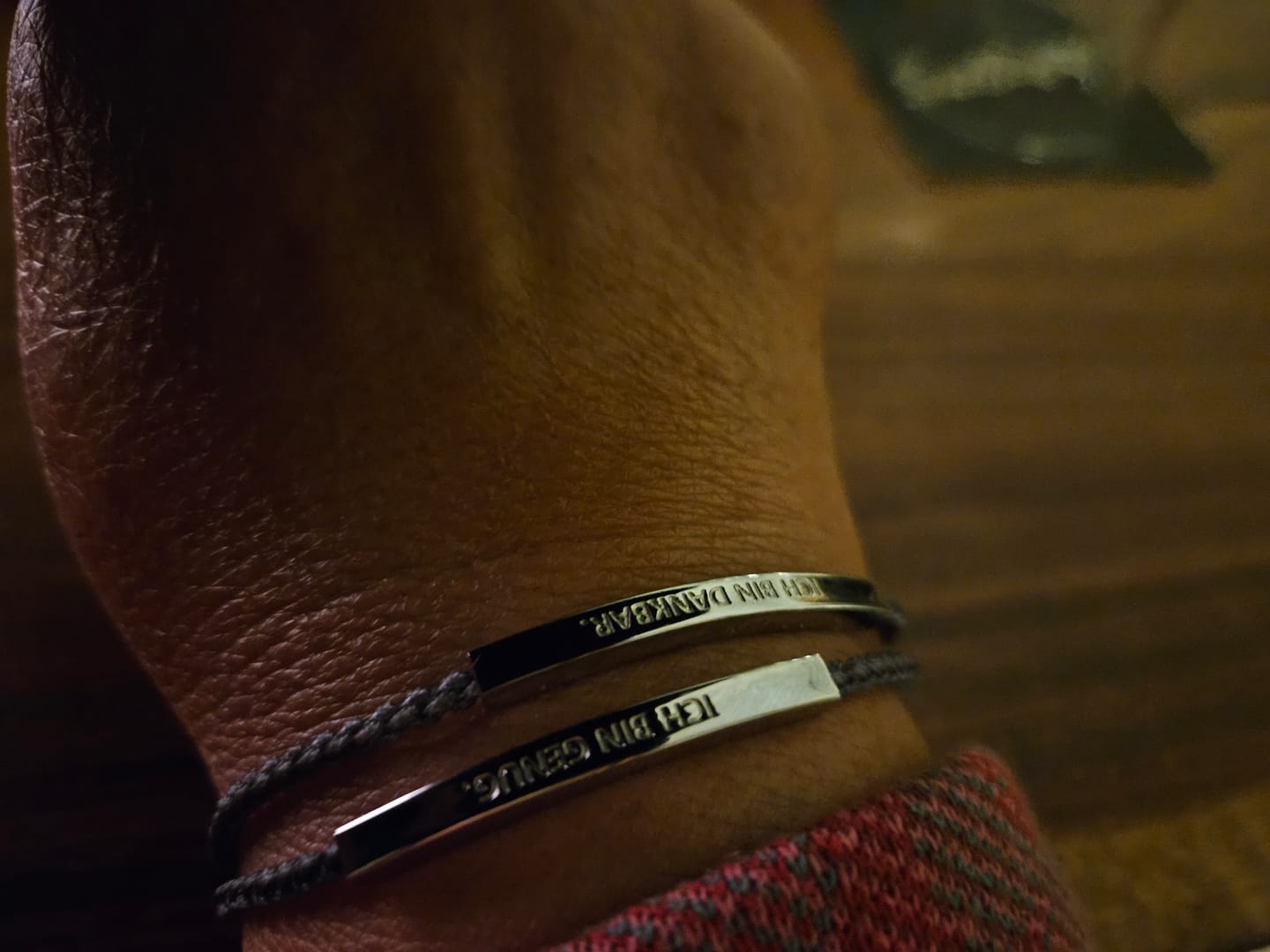 Customer photo review of Armband "Ich bin stark."