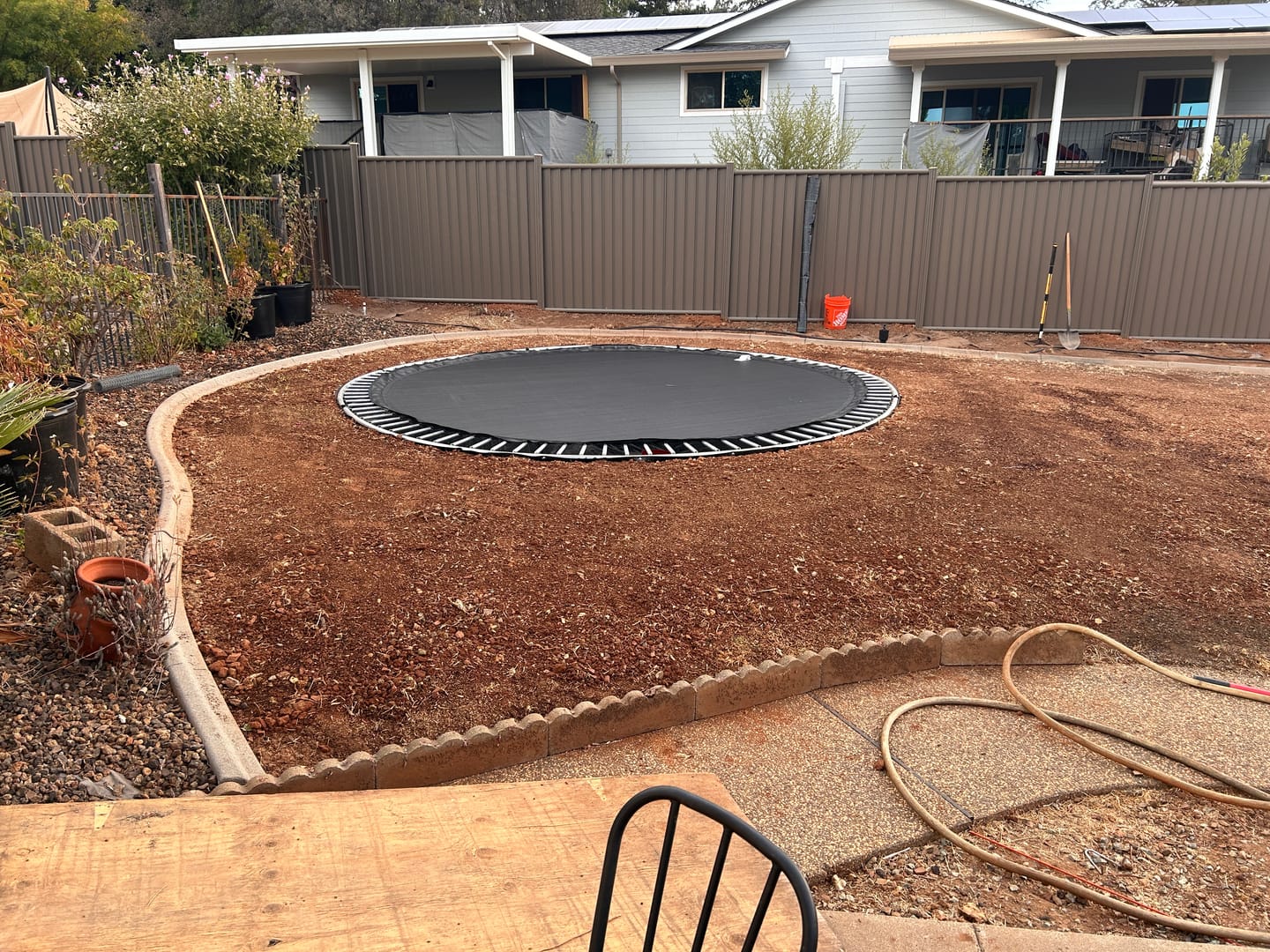 Customer photo review of 15' Round Pro-Line Avyna In-ground Trampoline