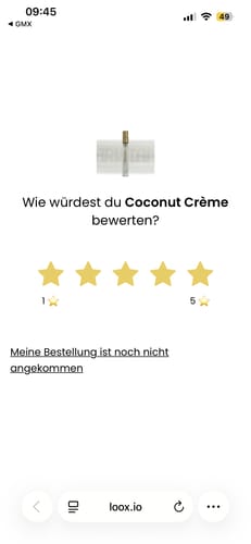 Customer photo review of Coconut Crème