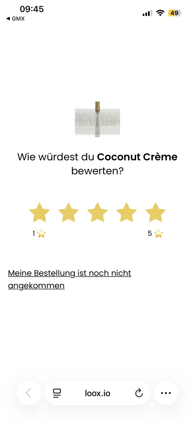 Customer photo review of Coconut Crème
