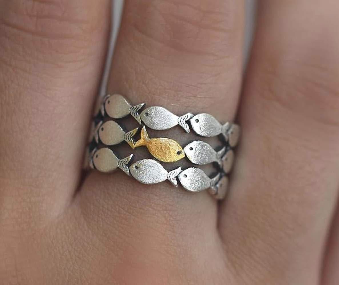 Customer photo review of Anel de Peixes «Siga em Frente»