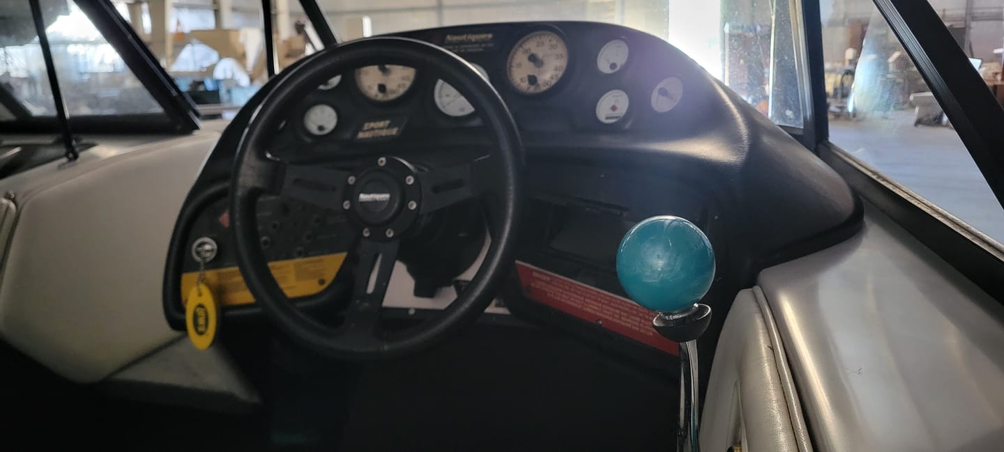 Customer photo review of Solid Colored Shift Knobs (1/2"-13 female threads) Twisted Shifterz (Choose Color)