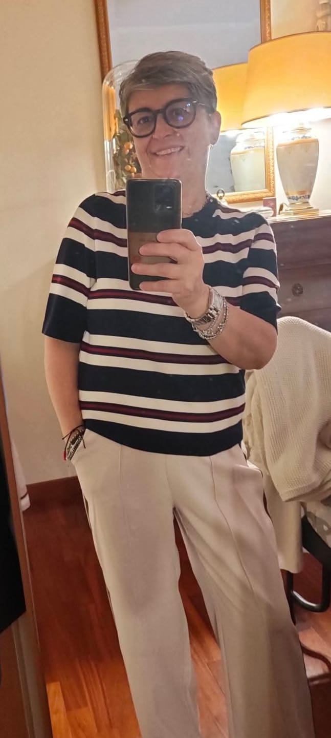 Customer photo review of MAGLIONE SILJE MC NAVY