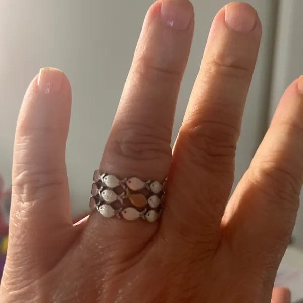 Customer photo review of Anel de Peixes «Siga em Frente»