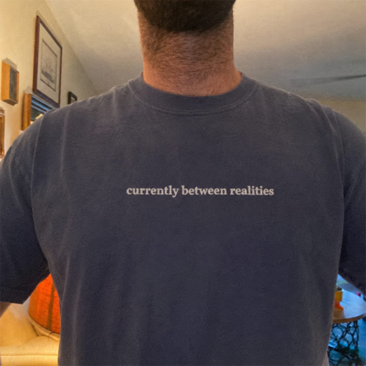 Customer photo review of Reality Needs An Editor Embroidered Comfort Colors T-Shirt | Funny Book Lover Gift