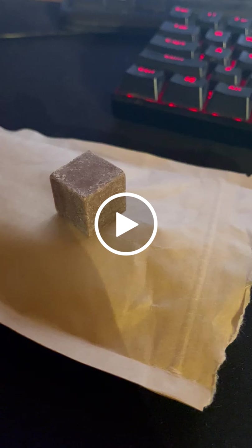 Customer video review of THC Happy Hash Chocolate Flower