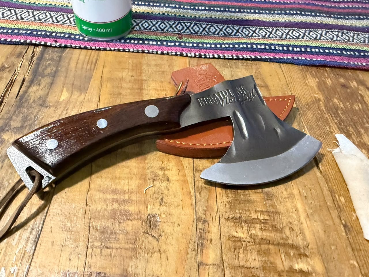 Customer photo review of VleisByl (Hammer Forged Butchers Axe)