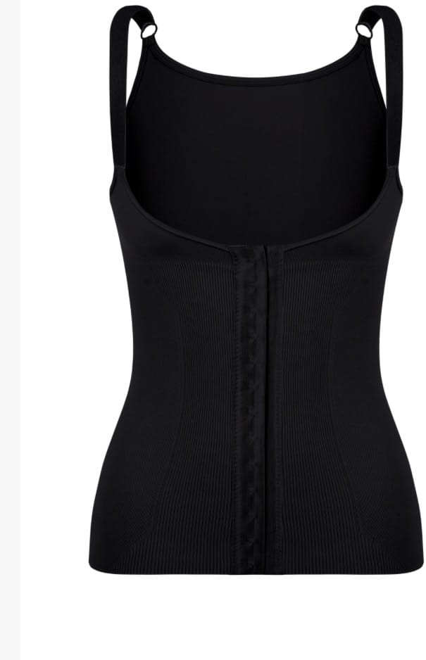 Customer photo review of Microfiber Shoulder Straps Back Support Waist and Abdomen Control Corset