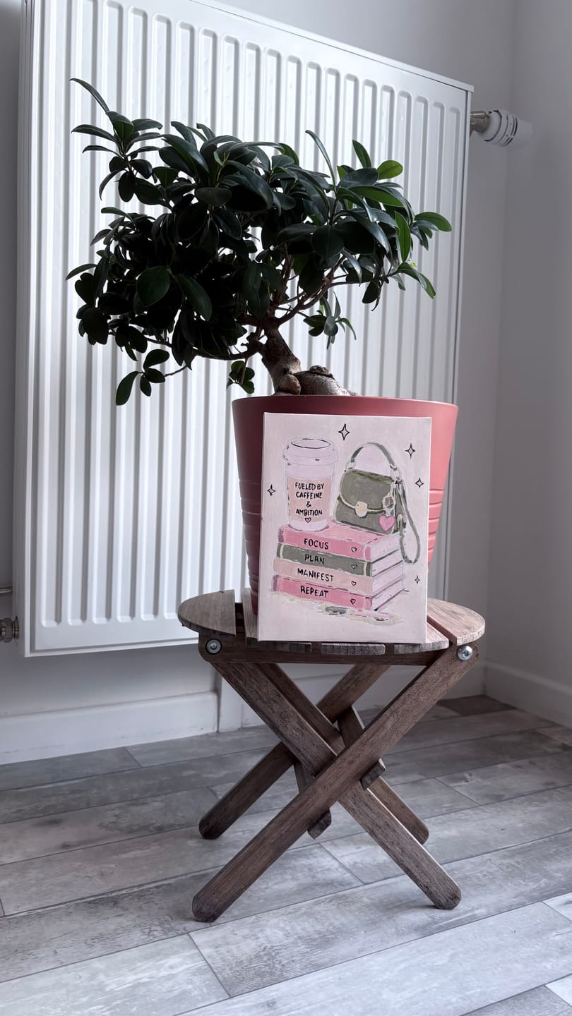 Customer photo review of 6 Mini Paintings -  Self Care Set