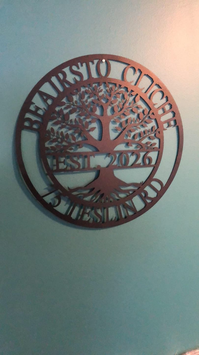 Customer photo review of Established Family Tree Name Sign - Family Tree Wall Decor Last Name Signs for Home