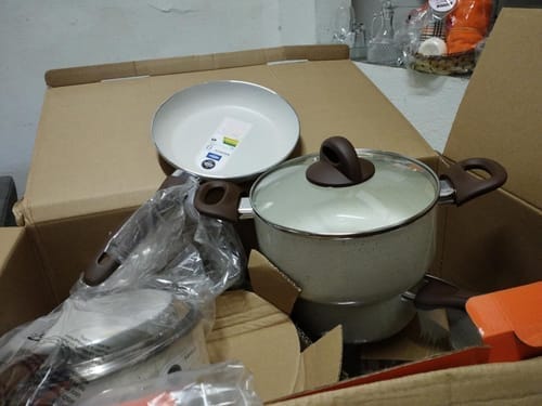 Customer photo review of Brinox - Jogo de Panelas 8 Peças Ceramic Life Smart Plus - Vanilla