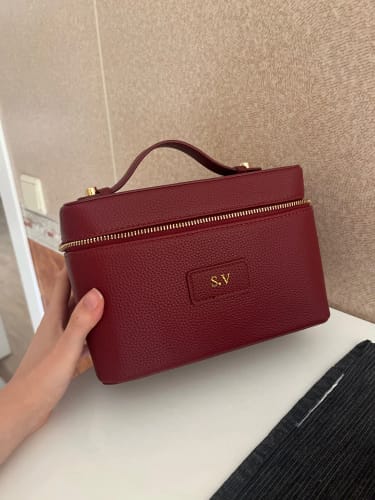 Customer photo review of Vanity Case en Cuir