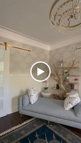 Customer photo review of Tree Bookshelf Driftwood Branch Floating Bookshelf