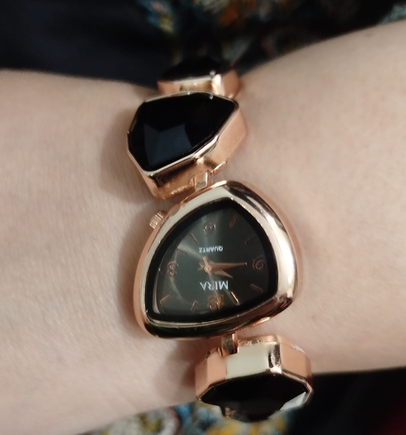 Customer photo review of Luxury Crystal Bracelet Watch