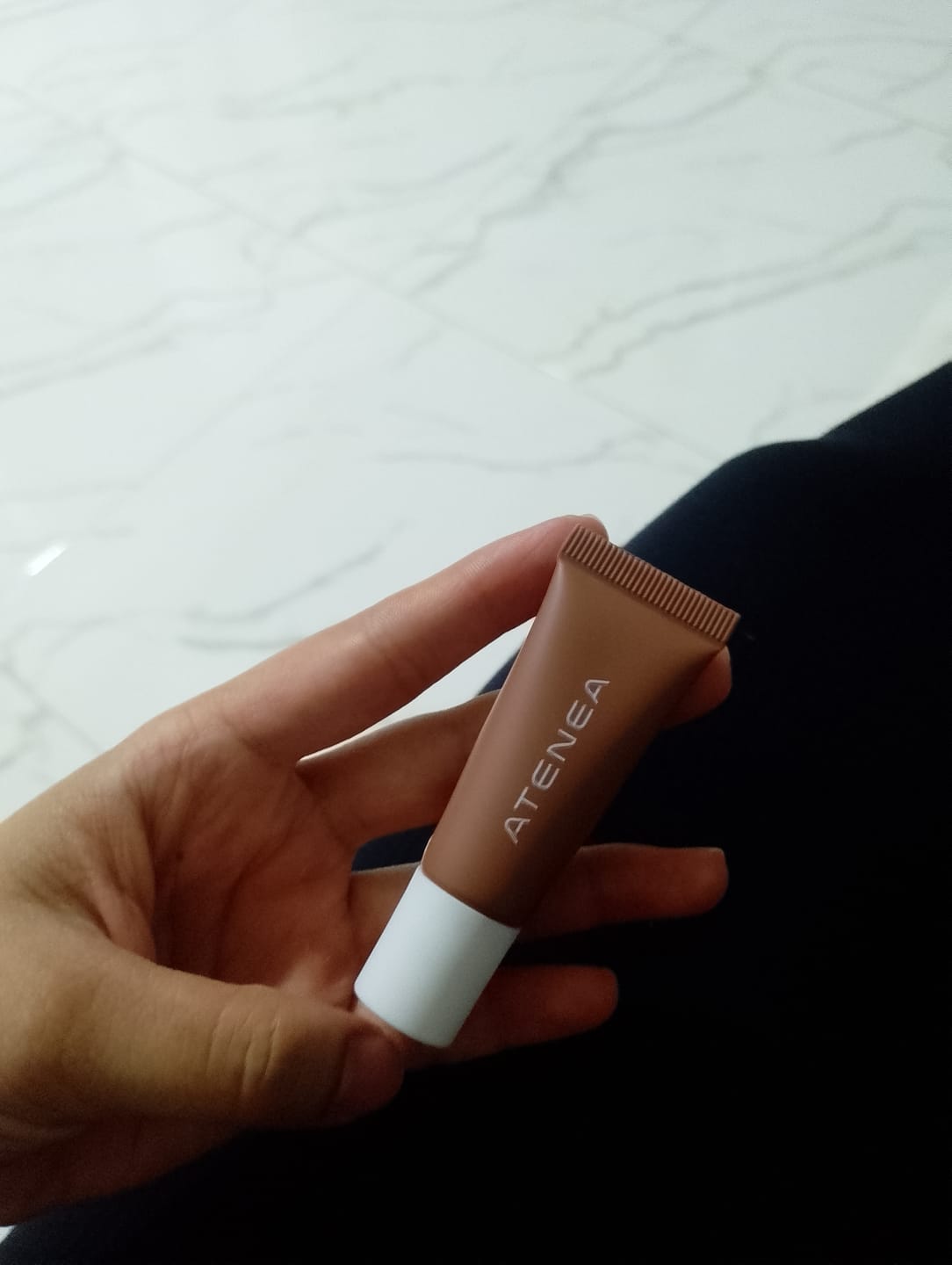 Customer photo review of PEPTIDE LIP BALM TRAVEL SIZE