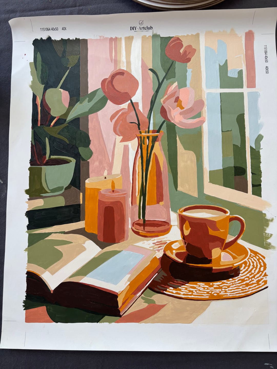 Customer photo review of Window light | Paint by Number