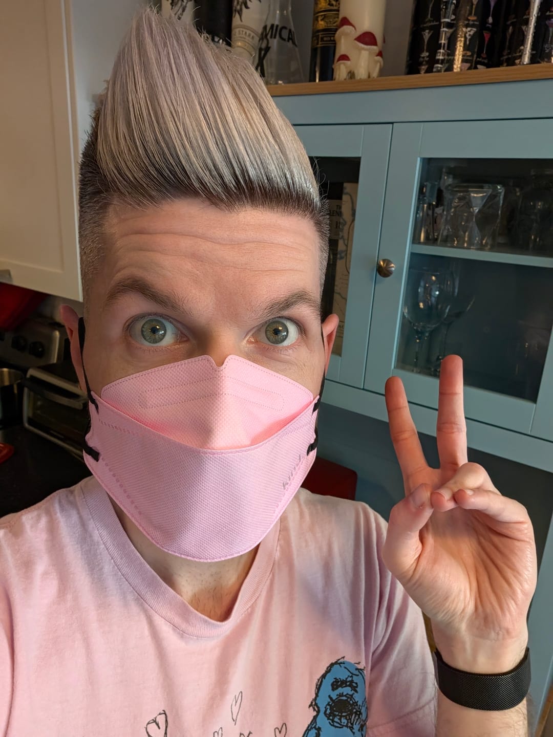 Customer photo review of Kind KN95 Respirator Mask - Colour Series