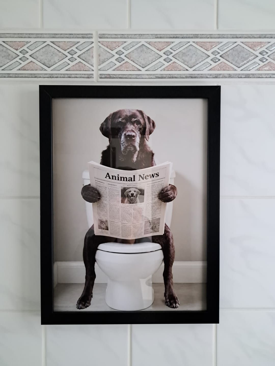 Customer photo review of Personalisiertes Poster - Badezimmer