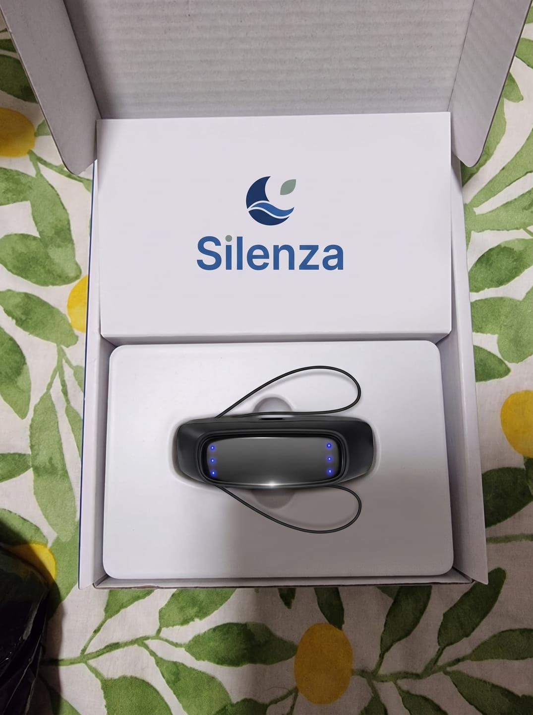 Customer photo review of Dispositivo antirronquidos silencioso con pulsos suaves