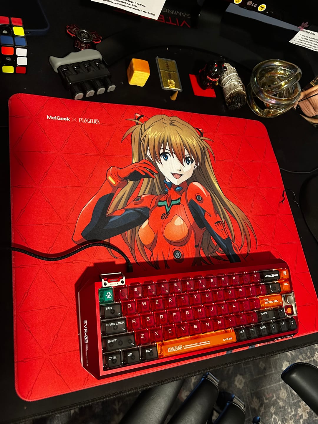 Customer photo review of Centauri60 Asuka Edition  HE Gaming Keyboard