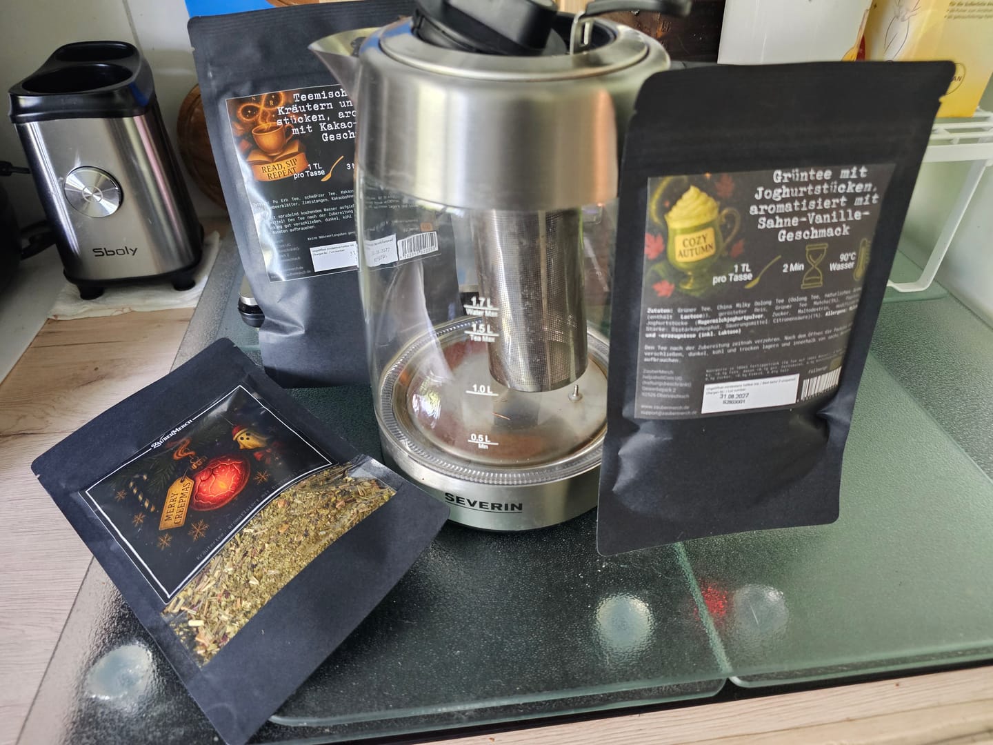Customer photo review of Cozy Autumn – Grüner Tee mit Matcha, Sahne & Vanille | Herbst Tee