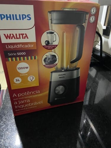 Customer photo review of PHILIPS Liquidificador Série 5000, RI2242, Preto, Jarra Inquebrável, Walita