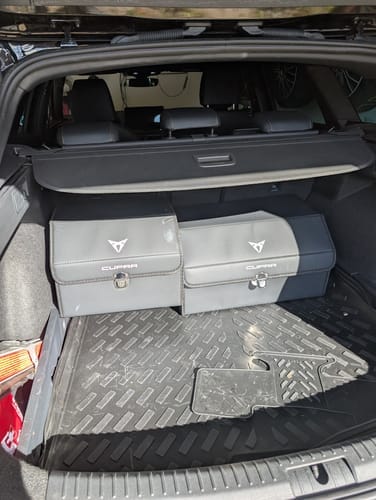 Customer photo review of Aufbewahrungsbox für den Kofferraum des Autos