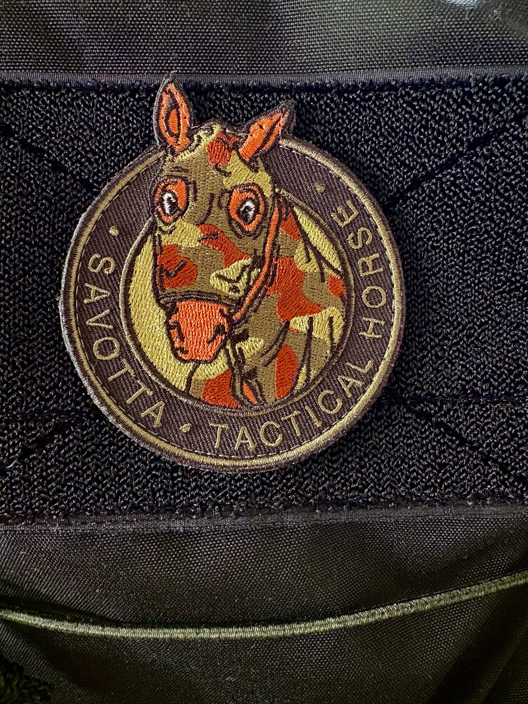 Customer photo review of Tactical horse patch