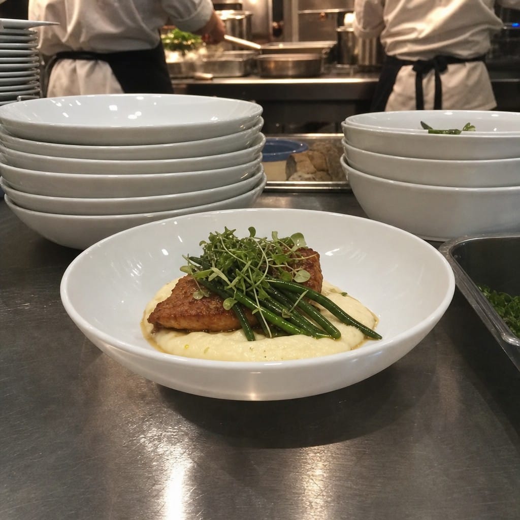 Customer photo review of Coupe Bowls 426ml Porcelain for Restaurants & Hotels (Pack of 12)