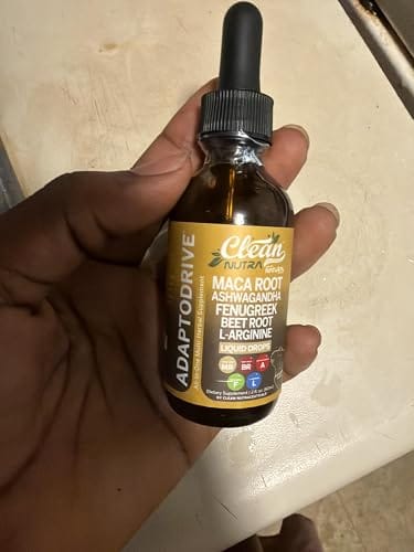 Customer photo review of Organic Maca Root Liquid Drops with Ashwagandha, Fenugreek & L-Arginine - Men & Women Vitality, 2oz