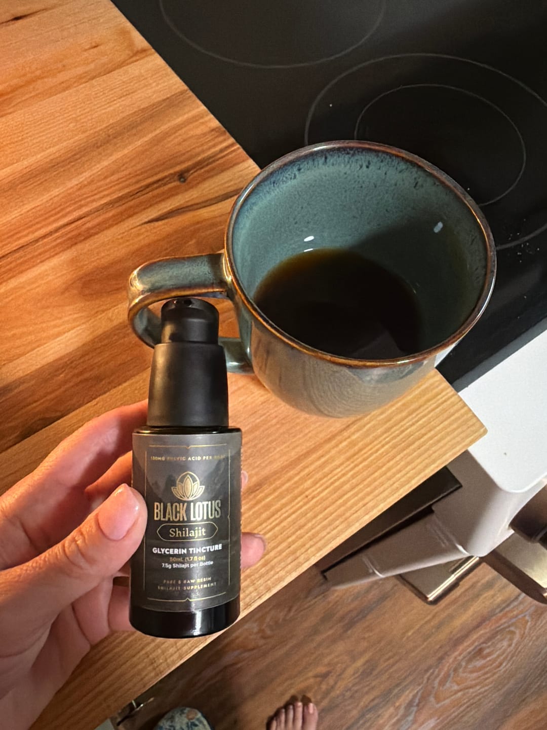 Customer photo review of Pure Shilajit Tincture