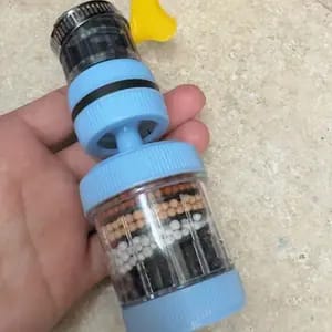 Customer photo review of Filtraggio Acqua Pulita Filtro Rubinetto 6 Strati Girevole