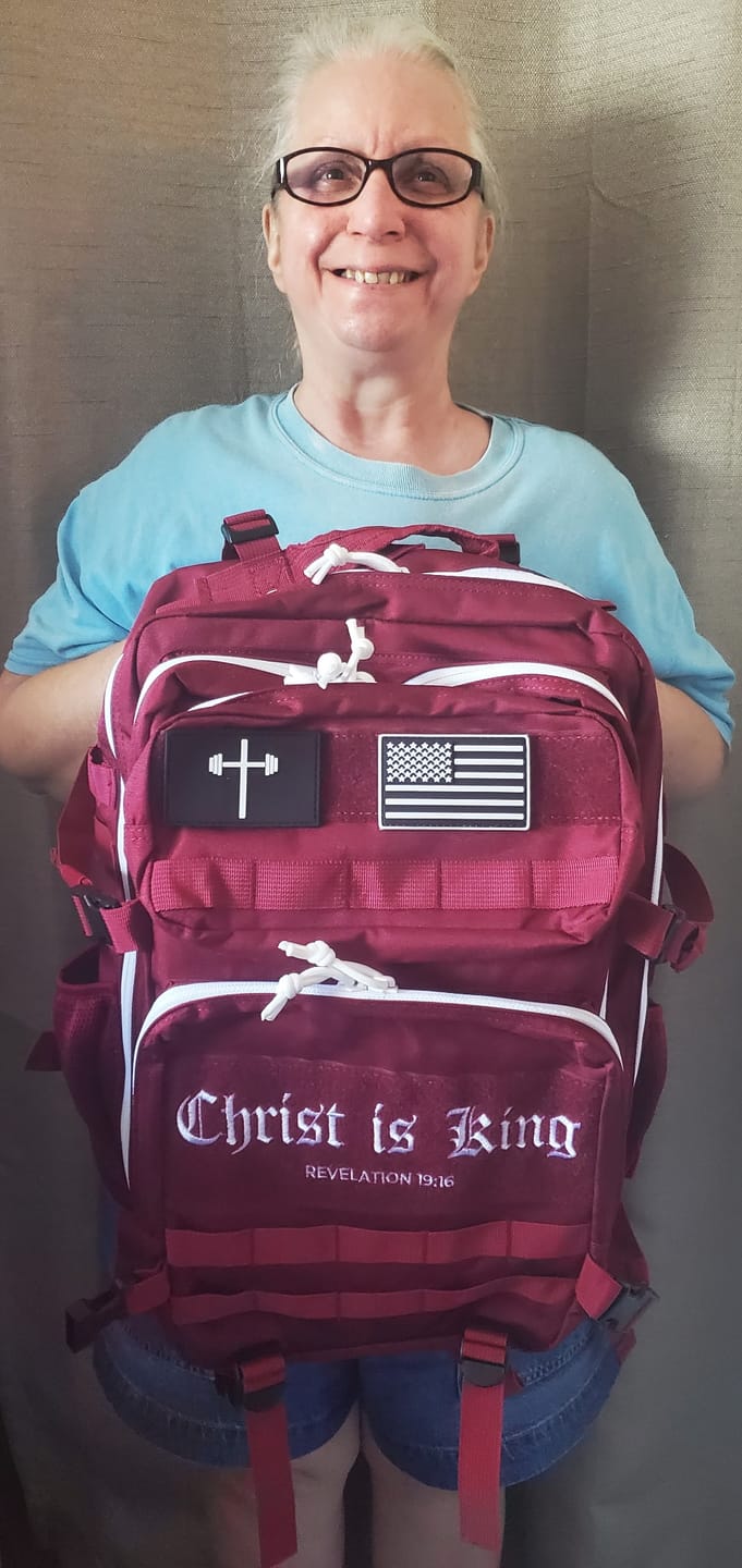Customer photo review of HolStrength 45L Tactical Backpack