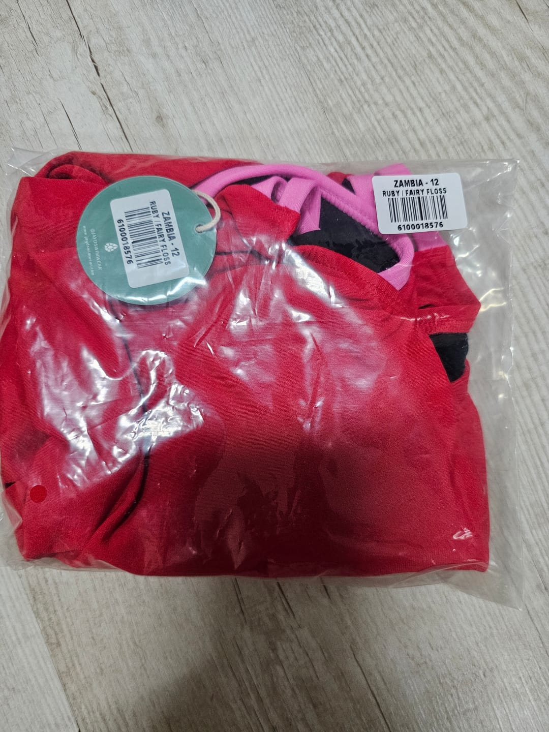 Customer photo review of ZAMBIA ONE PIECE - Ruby|Fairy Floss (Pre-Order)