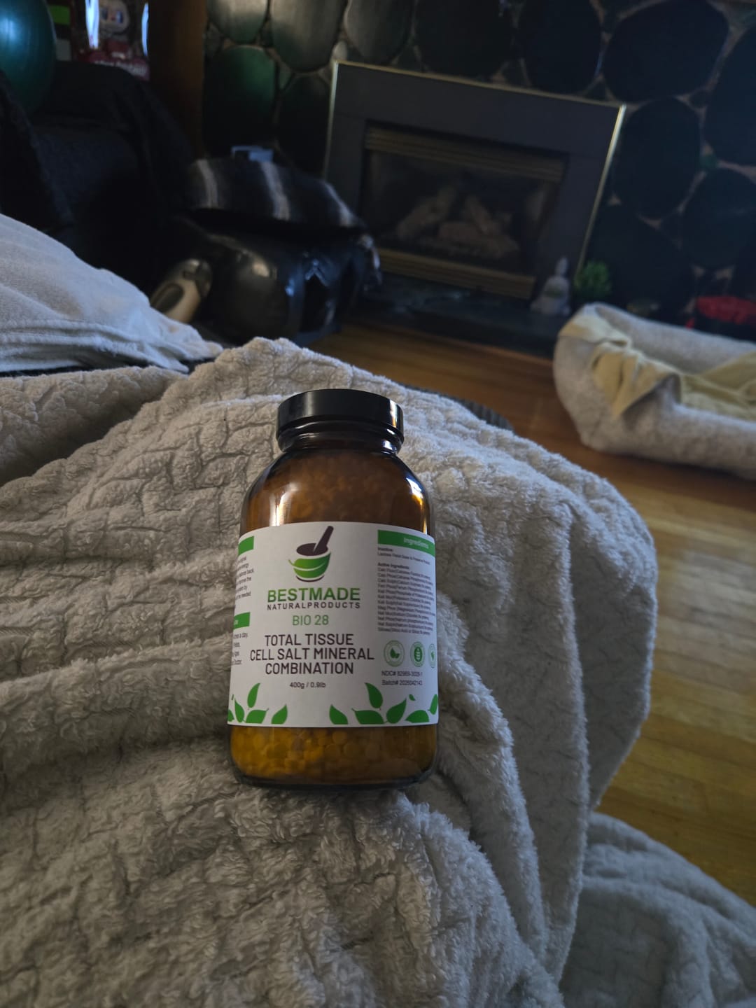 Customer photo review of Total Tissue Cell Salt Mineral Combination BIO28 - Helps Your Body Absorb and Use Nutrients, Increases Energy Levels, Helps Improve Sleep Patterns, Overall Health and Vitality | Pellets, Big Jar