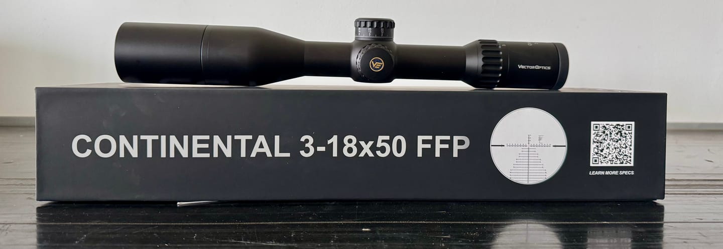 Customer photo review of 34mm Continental x6 3-18x50 FFP (SCFF-43)