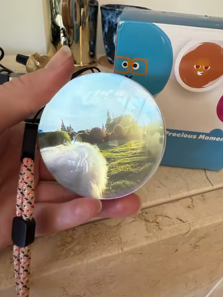 Customer photo review of 3D Video Crystal Ball