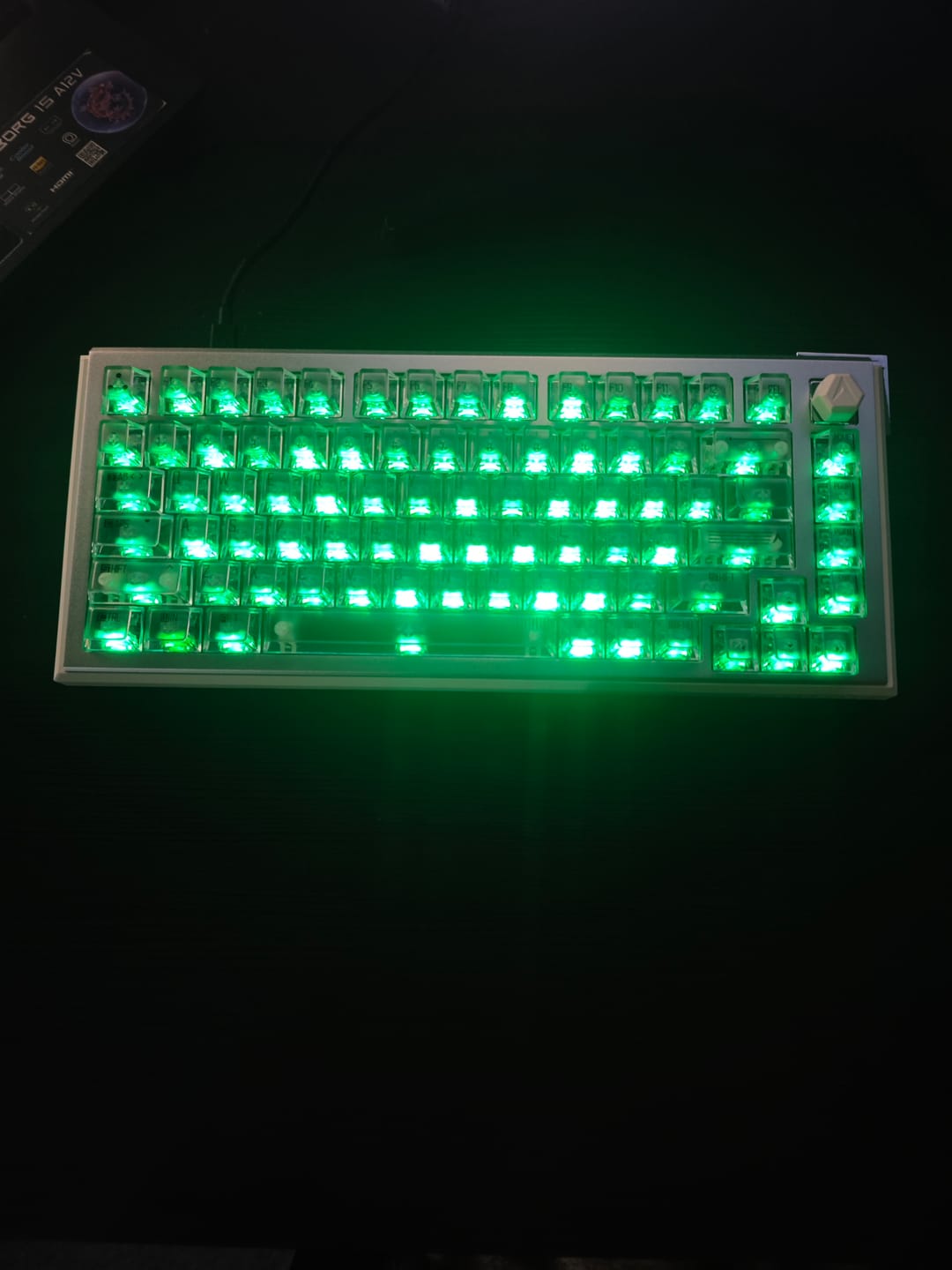 Customer photo review of A75 Ultra HE Magnetic Switch Keyboard