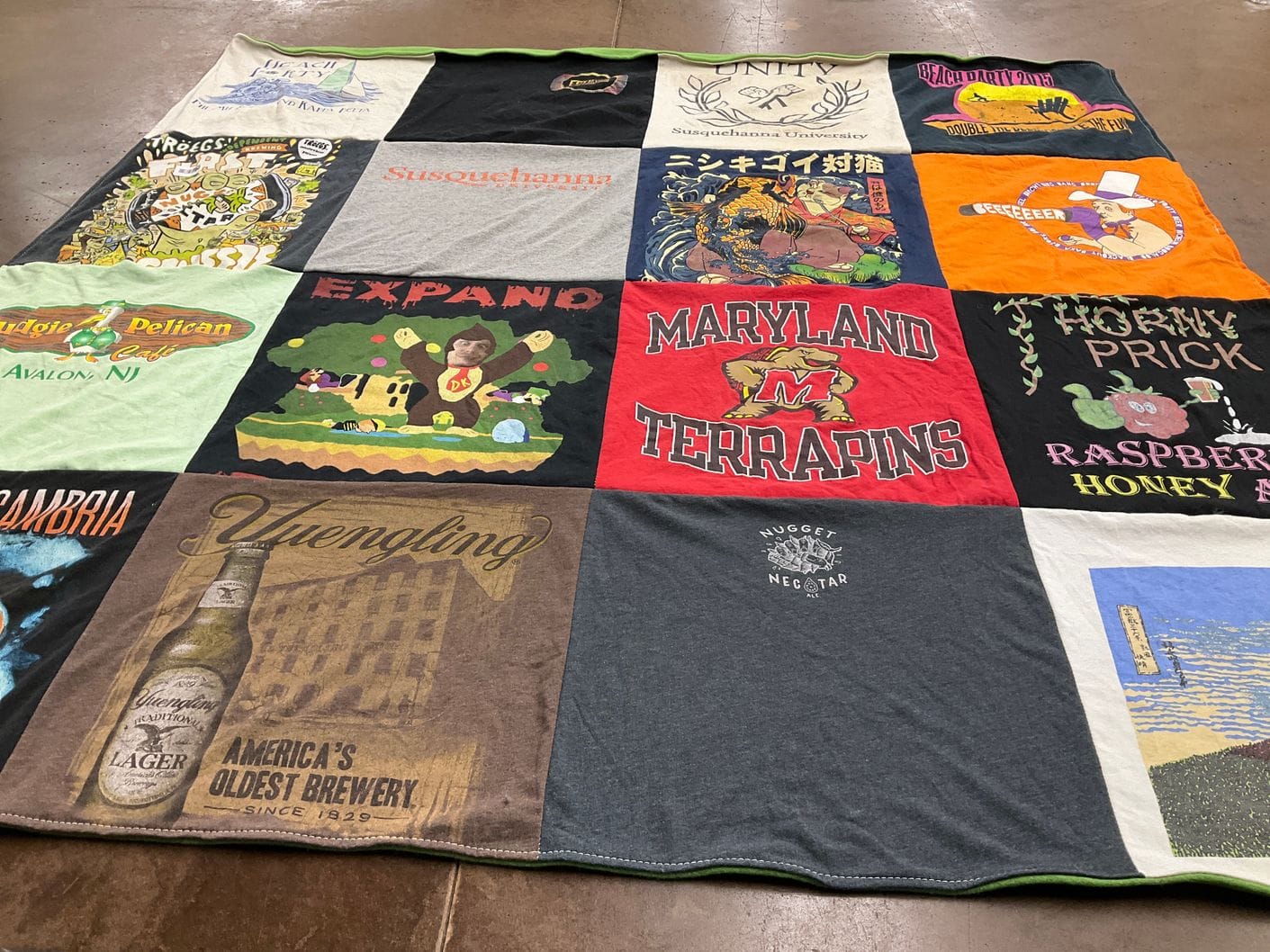 Customer photo review of Premium T Shirt Quilt
