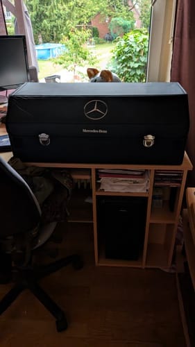 Customer photo review of Aufbewahrungsbox für den Kofferraum des Autos